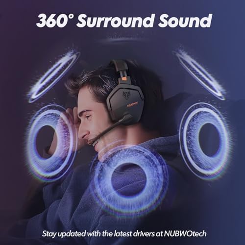 NUBWO-G06-Double-Casque-Gaming-sans-Fil-avec-Microphone-pour-PS5-PS4-PC-NS-Mobile-24-GHz-Wireless-53-Bluetooth-Batterie-de-100-Heures-Pilotes-de-50mm-Orange-0-2